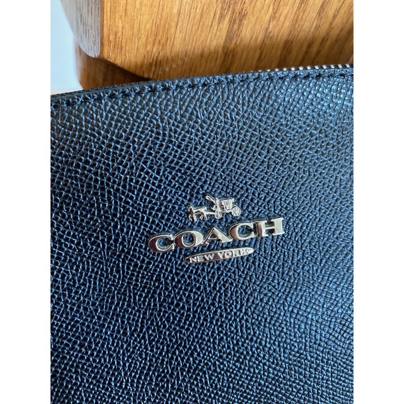 Coach Brown and Black Leather Satchel - Picture 3 of 8